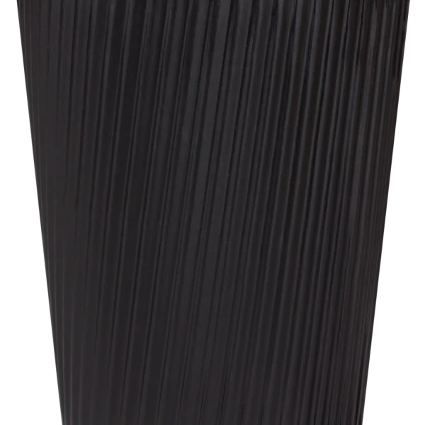 80mm 8oz Ripple Paper Hot Cup, Black