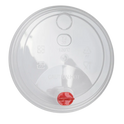 90mm Sipper Dome Lid for 16/24oz Tall Premium PP Plastic Cup, Clear