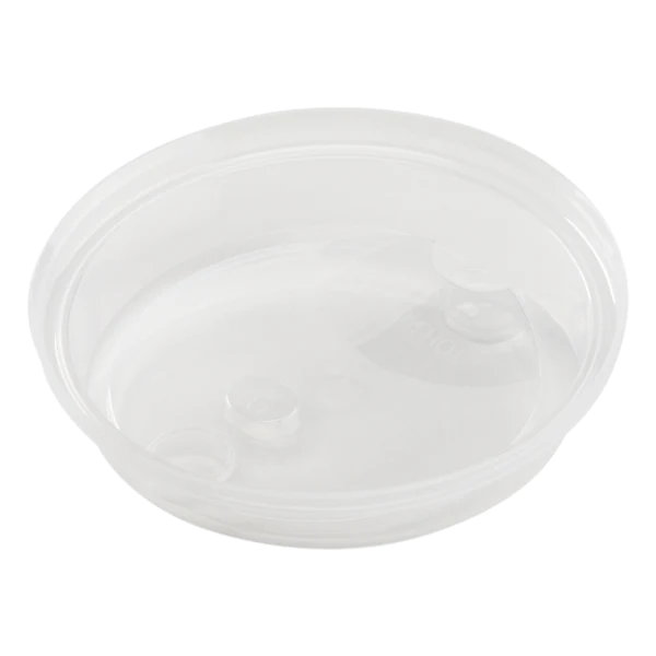 90mm Sipper Dome Lid for 16/24oz Tall Premium PP Plastic Cup, Clear