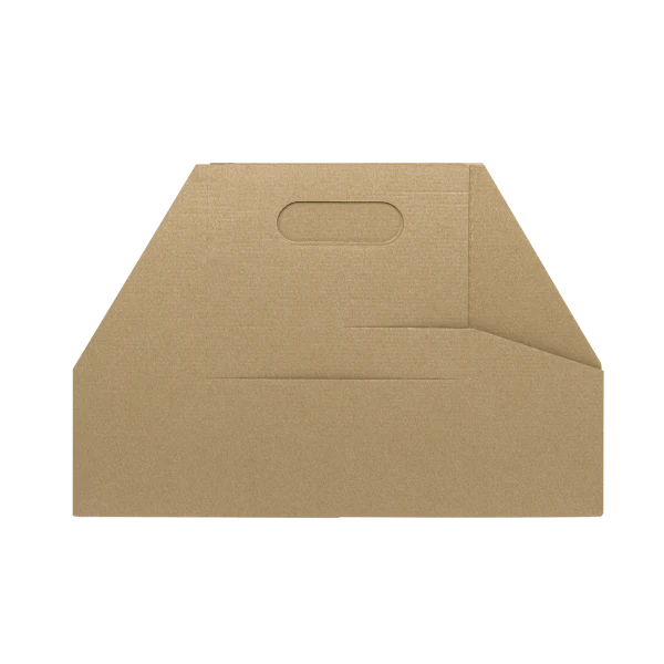 Paperboard Carrier With Handle, for 4 cups (12-32oz)