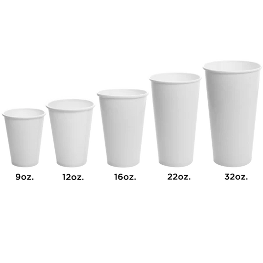 104.5mm 32oz Paper Cold Cup, White