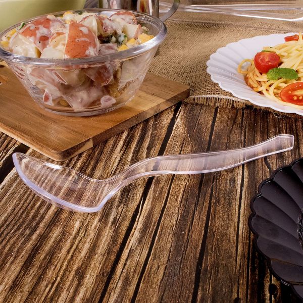 9" PS Plastic Serving Spoon