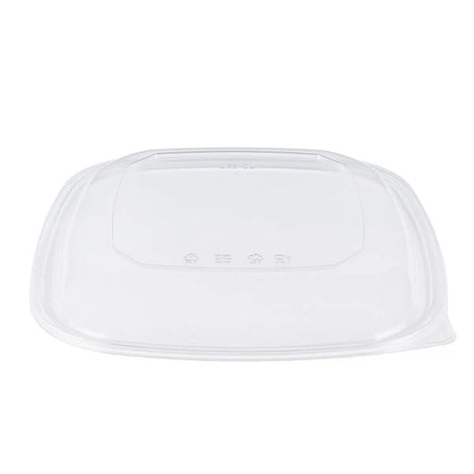 PET Dome Lid for 80 and 160 oz PET Square Bowl, Clear