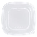 PET Dome Lid for 80 and 160 oz PET Square Bowl, Clear