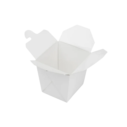 8 oz Food Pail / Paper Take-out Container, White