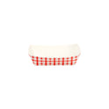 2.0 lb Food Tray, Shepherd's Check (Red)