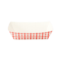 5.0 lb Food Tray, Shepherd's Check (Red)