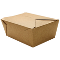 110 fl oz Fold-To-Go Box #4, Kraft