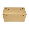 110 fl oz Fold-To-Go Box #4, Kraft