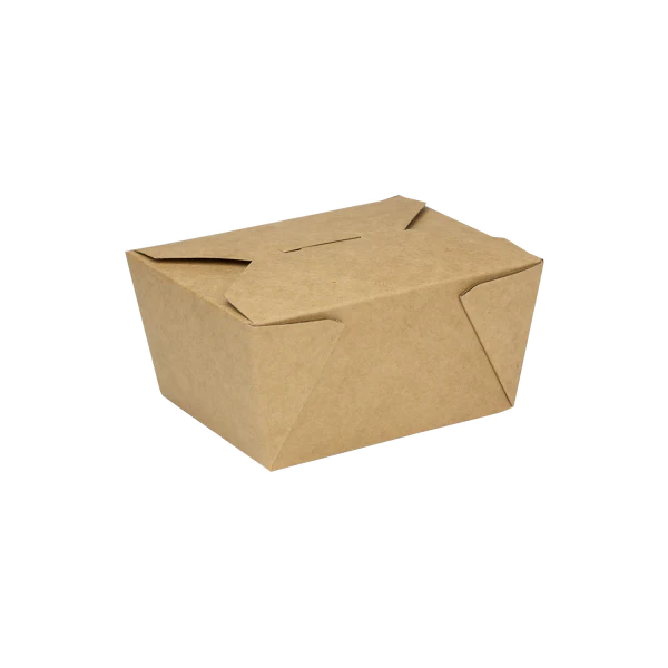 30 fl oz Fold-To-Go Box #1, Kraft