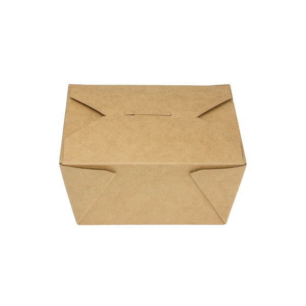 30 fl oz Fold-To-Go Box #1, Kraft