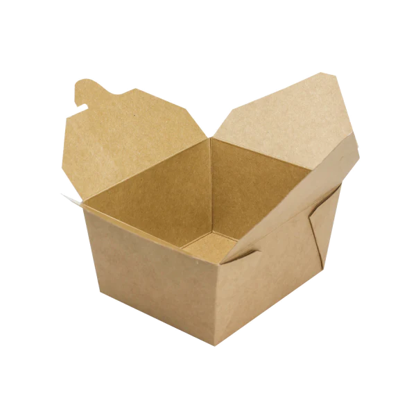 30 fl oz Fold-To-Go Box #1, Kraft