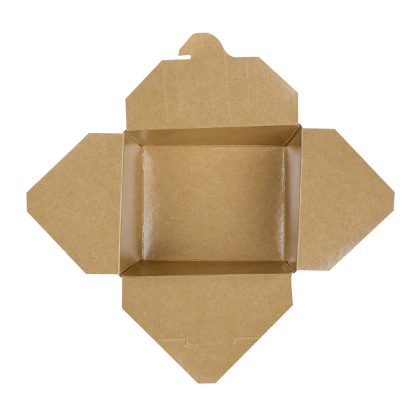 30 fl oz Fold-To-Go Box #1, Kraft