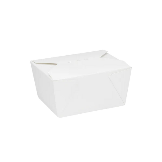 30 fl oz. Fold-To-Go Box #1, White