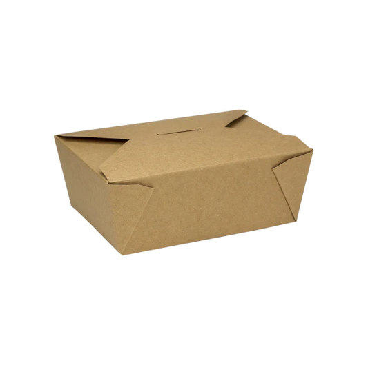 48 fl oz Fold-To-Go Box #8, Kraft
