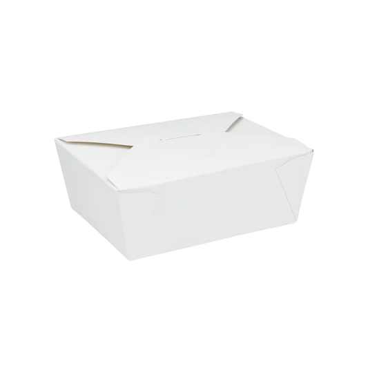 48 fl oz Fold-To-Go Box #8, White