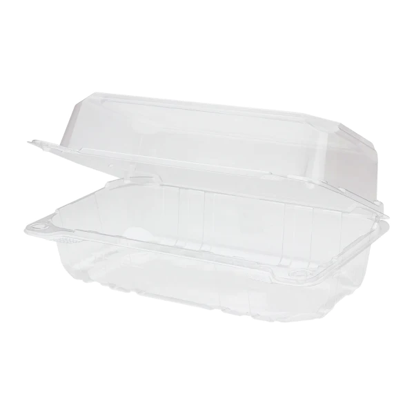 9" x 5" PET Plastic Hinged Containers