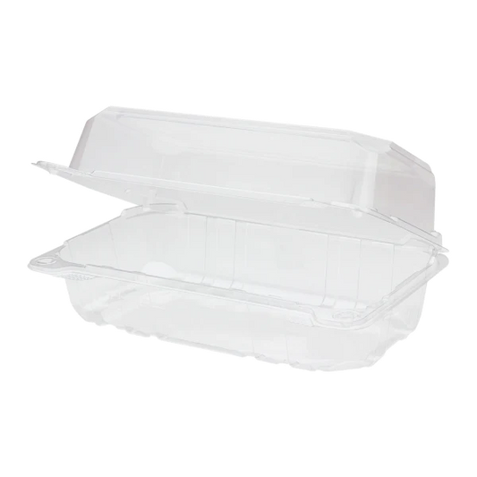 9" x 5" PET Plastic Hinged Containers