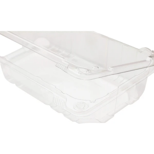 9" x 5" PET Plastic Hinged Containers