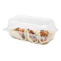 9" x 5" PET Plastic Hinged Containers