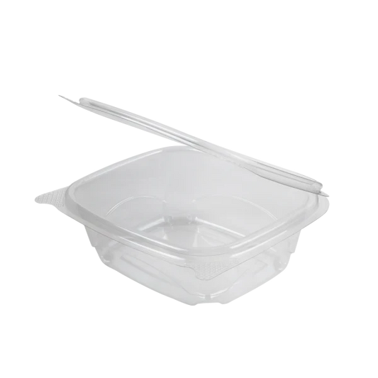 12 oz PET Plastic Hinged Deli Container