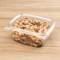 16 oz PET Plastic Hinged Deli Container