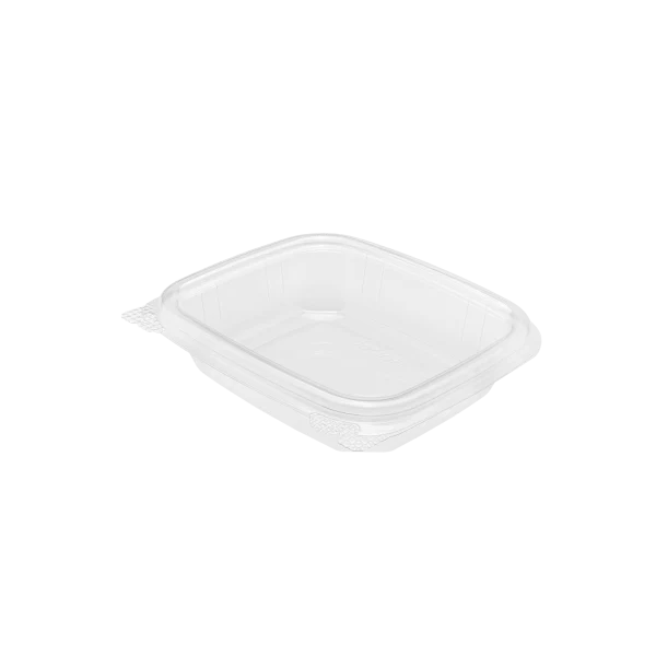 8 oz PET Plastic Hinged Deli Container