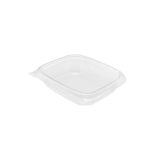 8 oz PET Plastic Hinged Deli Container