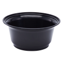 36oz PP Plastic Injection Molding Bowl (179mm), Black