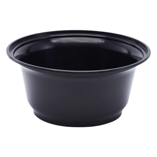 36oz PP Plastic Injection Molding Bowl (179mm), Black