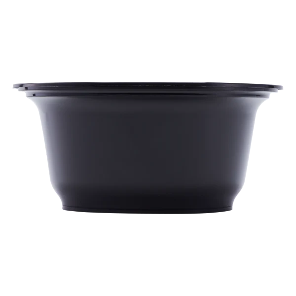 36oz PP Plastic Injection Molding Bowl (179mm), Black