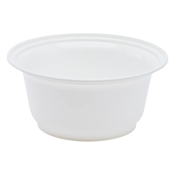 36oz PP Plastic Injection Molding Bowl (179mm), White