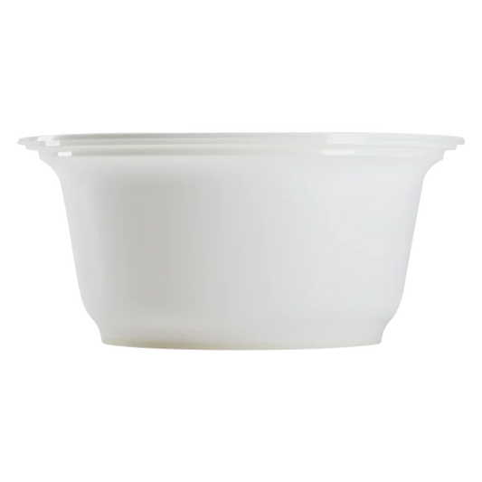 36oz PP Plastic Injection Molding Bowl (179mm), White