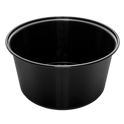 48oz PP Injection Molding Bowl (179mm), Black