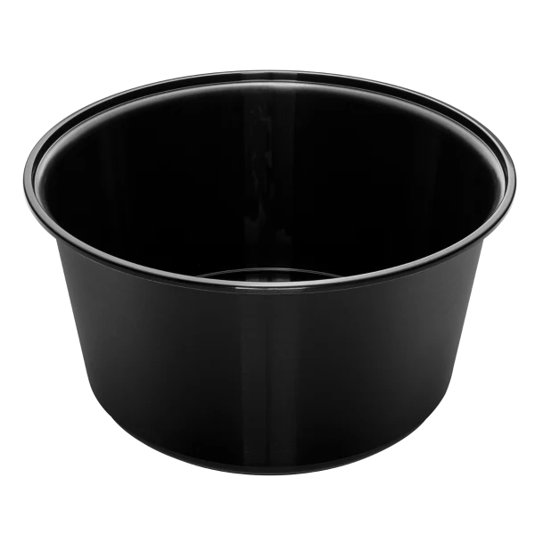 48oz PP Injection Molding Bowl (179mm), Black