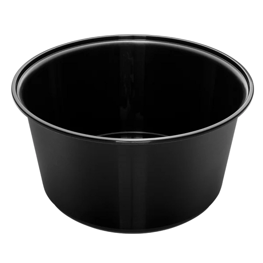 48oz PP Injection Molding Bowl (179mm), Black