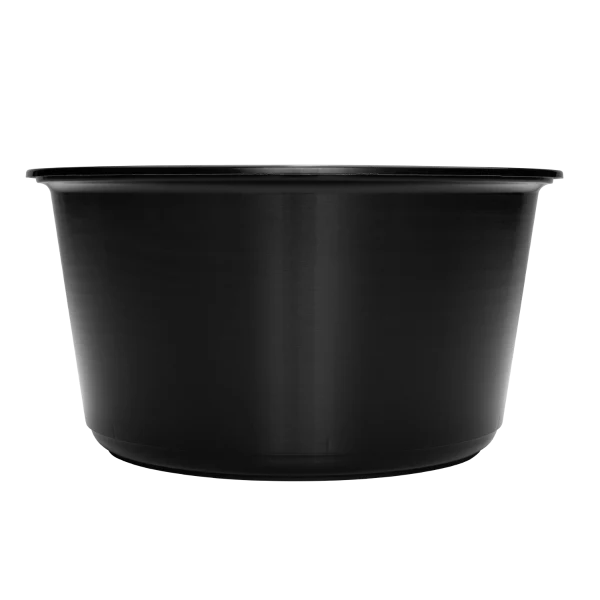 48oz PP Injection Molding Bowl (179mm), Black