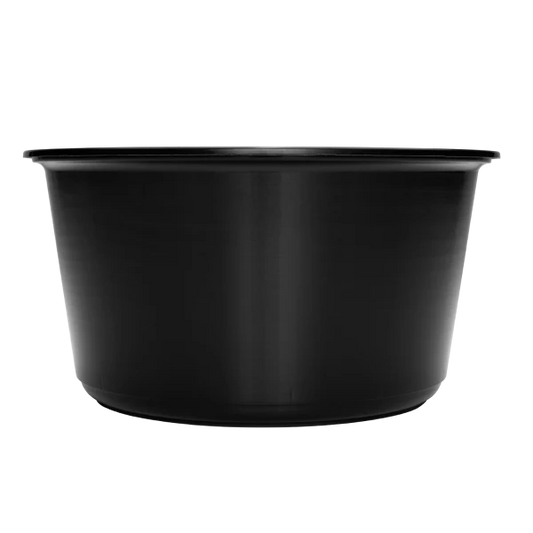 48oz PP Injection Molding Bowl (179mm), Black