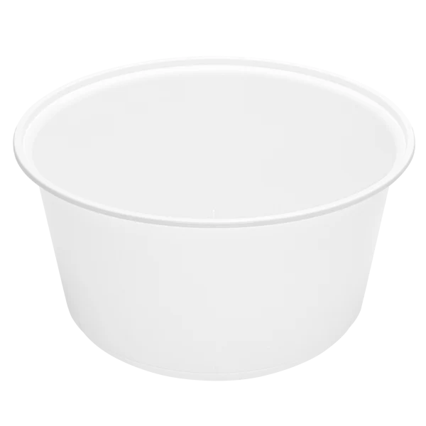 48oz PP Injection Molding Bowl (179mm), White