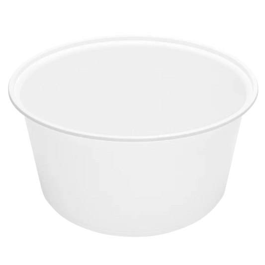 48oz PP Injection Molding Bowl (179mm), White