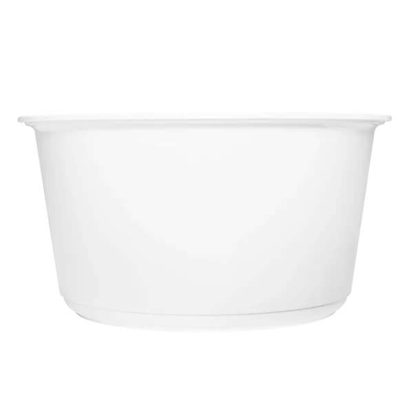 48oz PP Injection Molding Bowl (179mm), White