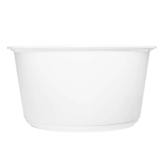 48oz PP Injection Molding Bowl (179mm), White