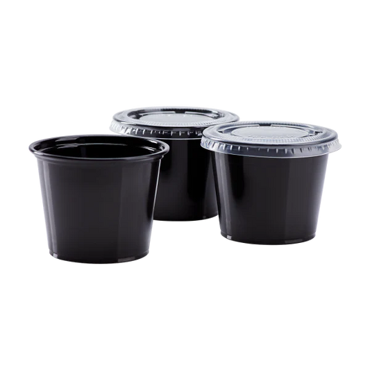 3.25 oz - 5.5 oz PET Portion Cup Lids (73mm)