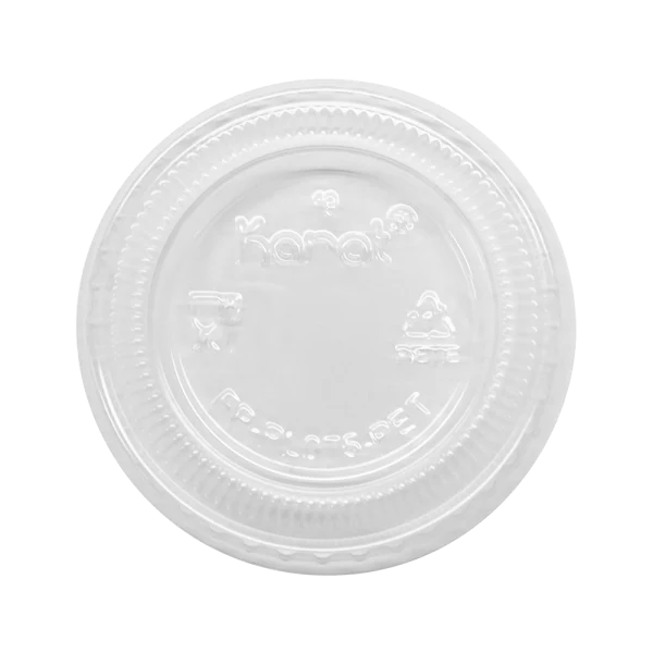 3.25 oz - 5.5 oz PET Portion Cup Lids (73mm)