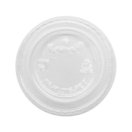 3.25 oz - 5.5 oz PET Portion Cup Lids (73mm)