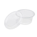 1oz Squat - 2oz PET Plastic Portion Cup Lids