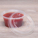 1oz Squat - 2oz PET Plastic Portion Cup Lids