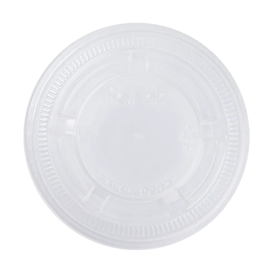 3.25 oz - 5.5 oz PP Plastic Portion Cup Lids (73mm)