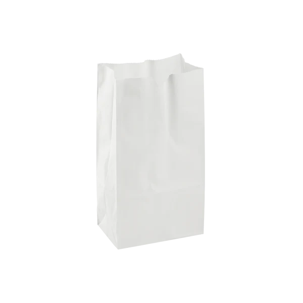 4 lb Paper Bag, White