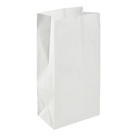 8 lb Paper Bag, White